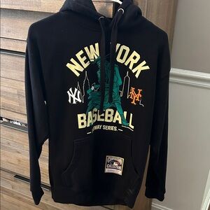 Mitchell & Ness Black New York Baseball Hoodie